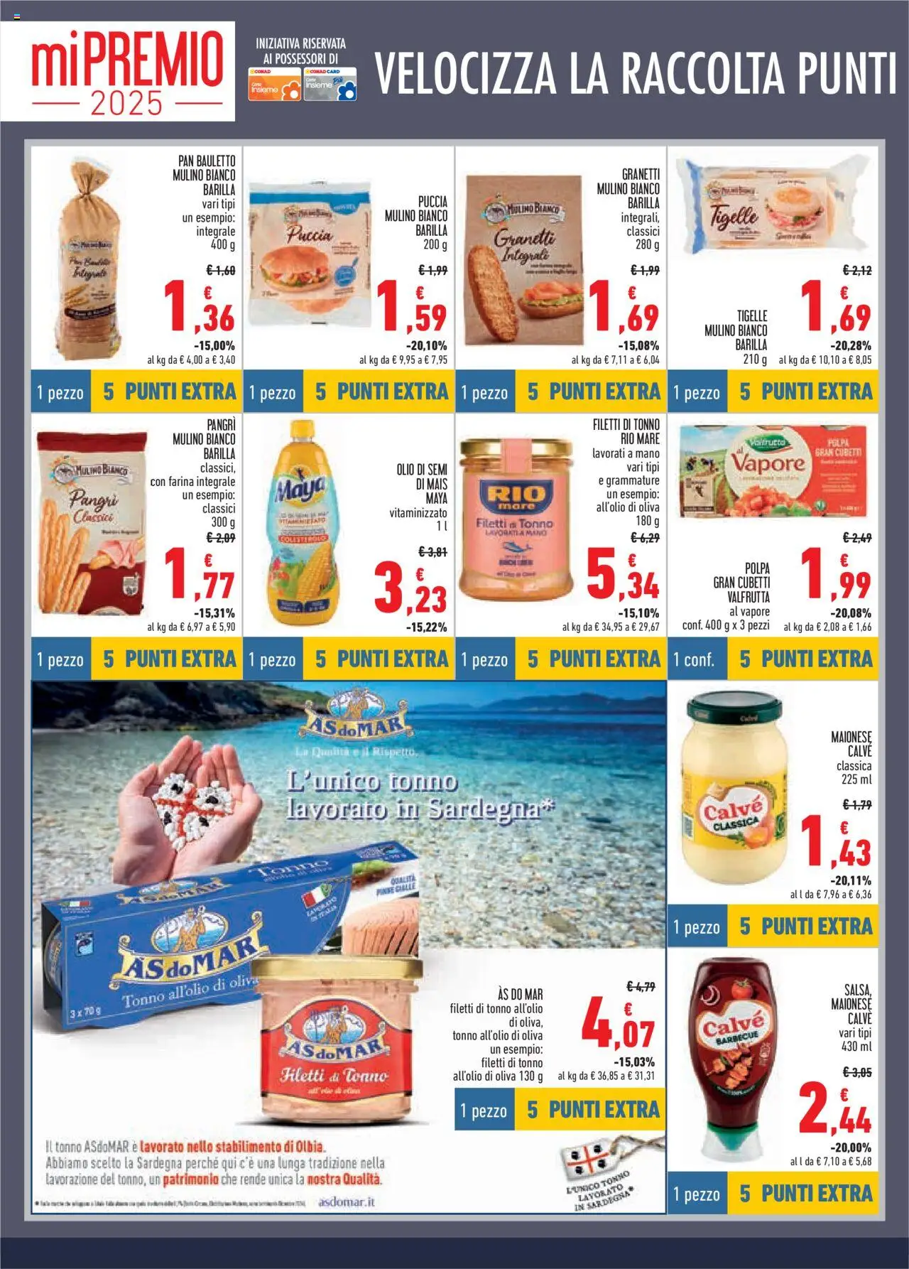 Volantino Conad del 14.08.2025 | Pagina: 6 | Prodotti: Maionese, Salsa, Olive, Tonno