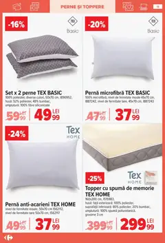 Ofertele Carrefour valabile de la 14.01.2026 | Pagină: 13 | Produse: Memorie, Pernă, Topper