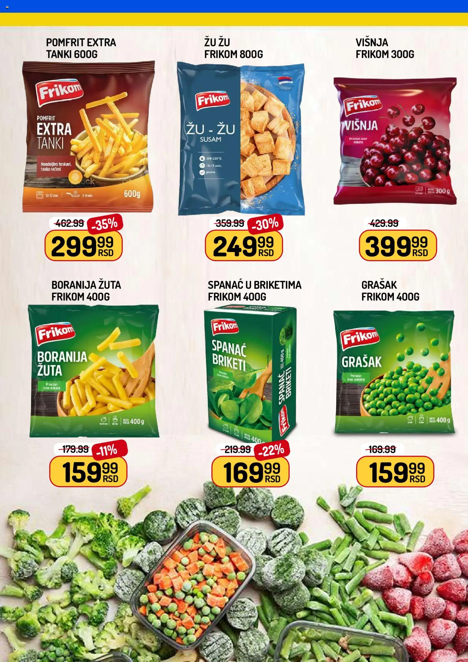 Aman katalog - važi od 17.04.2026 | Strana: 6 | Proizvode: Spanać, Boranija, Grašak, Pomfrit