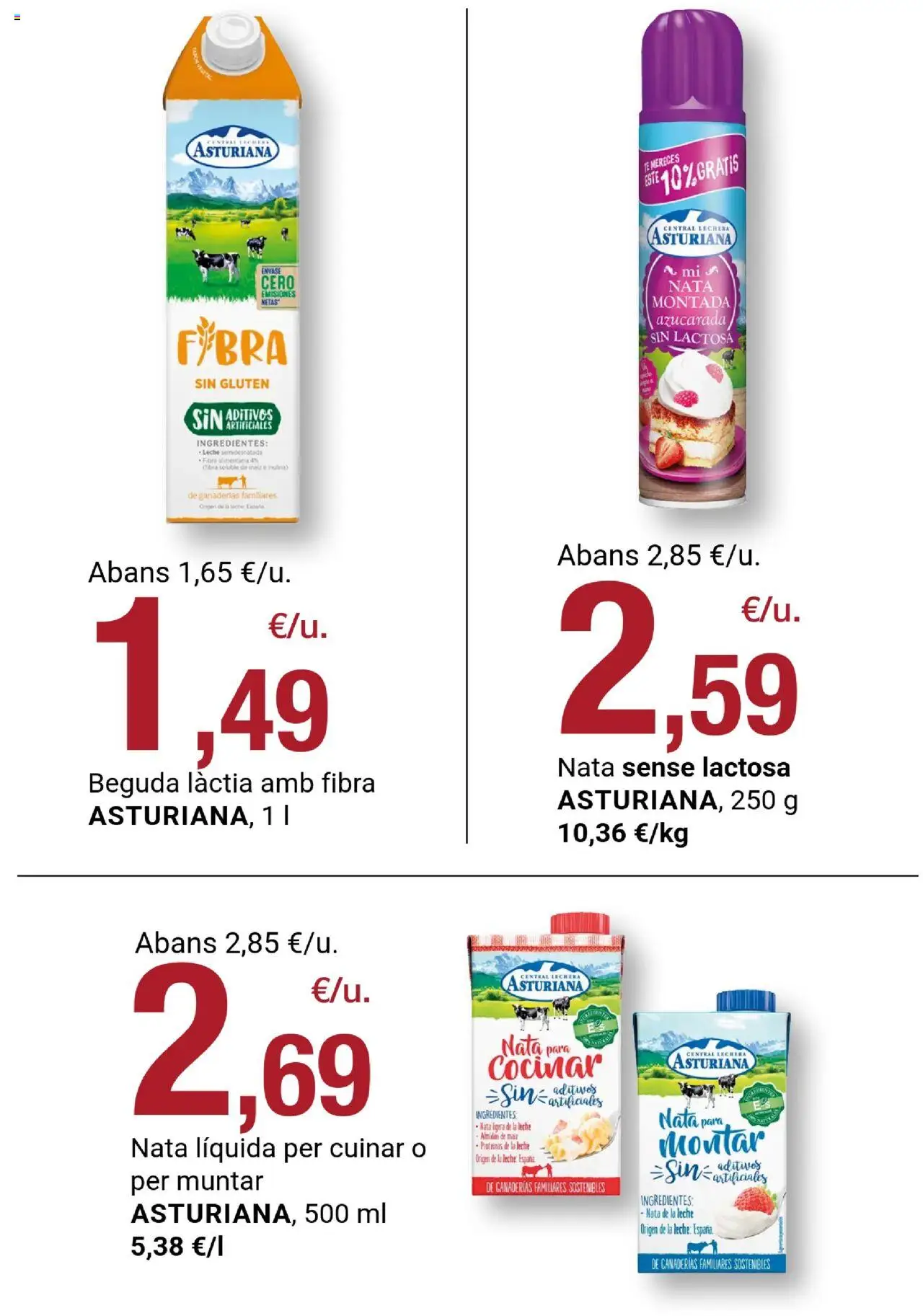 Bonpreu folleto │ válido desde el 07.10.2025 | Página: 59 | Productos: Κρεμάστρα, Πιατοθήκη, Leche, Té