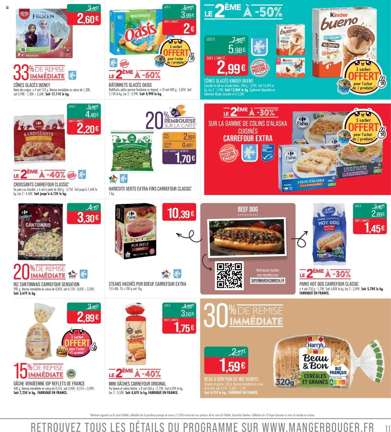  | Page: 11 | Produits: Glaces, Pomme, Beurre, Crème