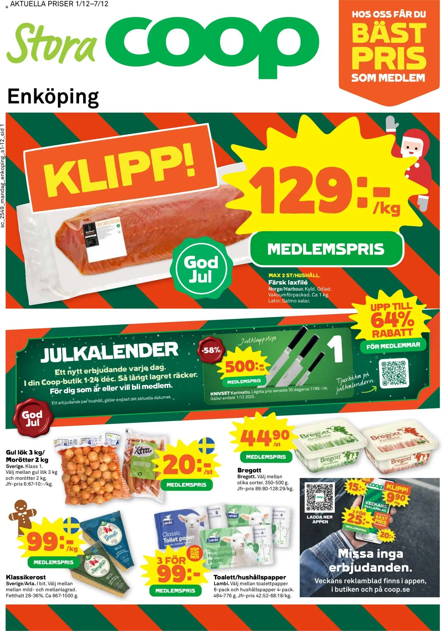 Stora Coop reklamblad aktuell från 01.12.2025 | Sida: 1