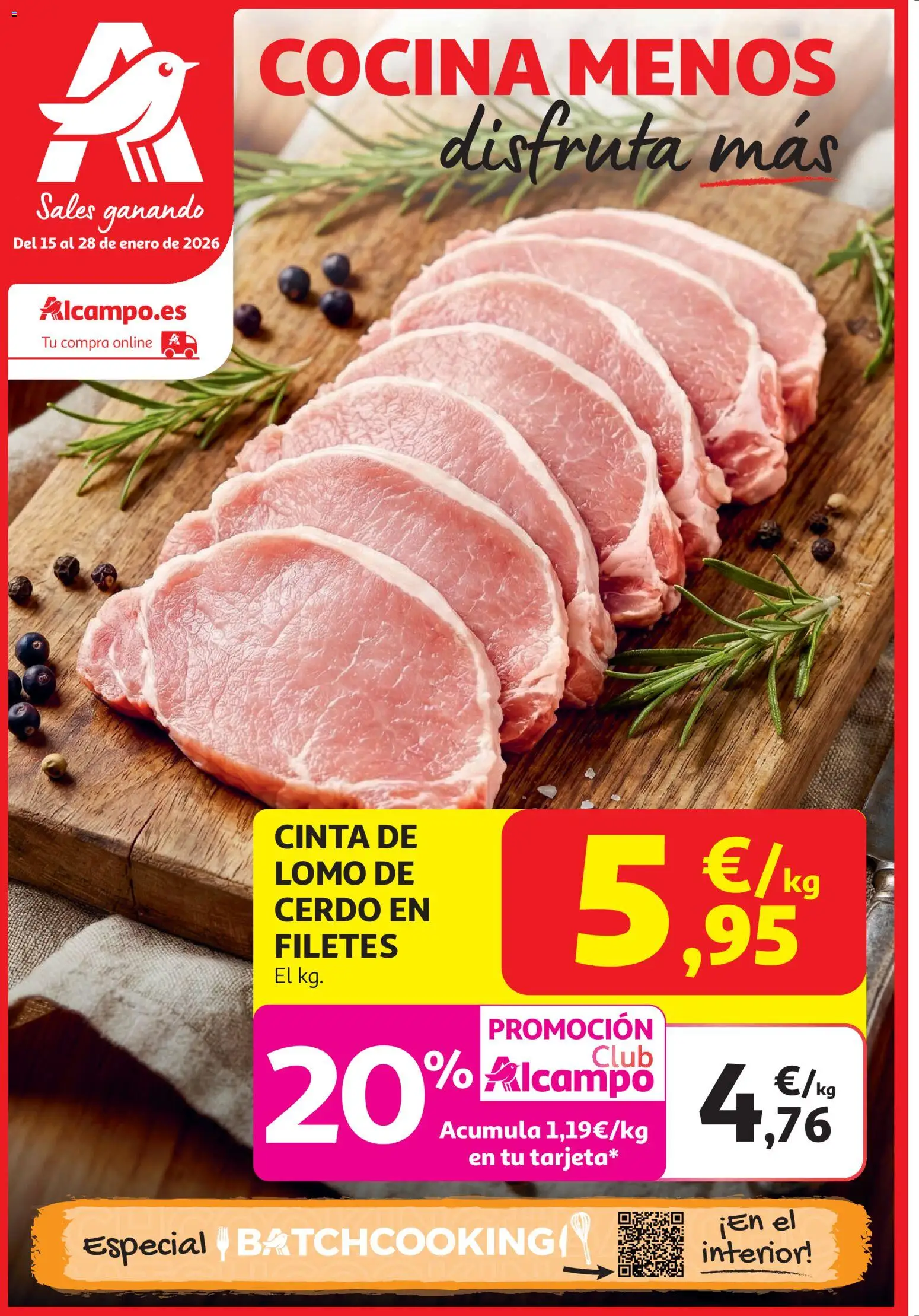 Alcampo - HP Unico │ válido desde el 15.01.2026 | Página: 1 | Productos: Cerdo, Cocina