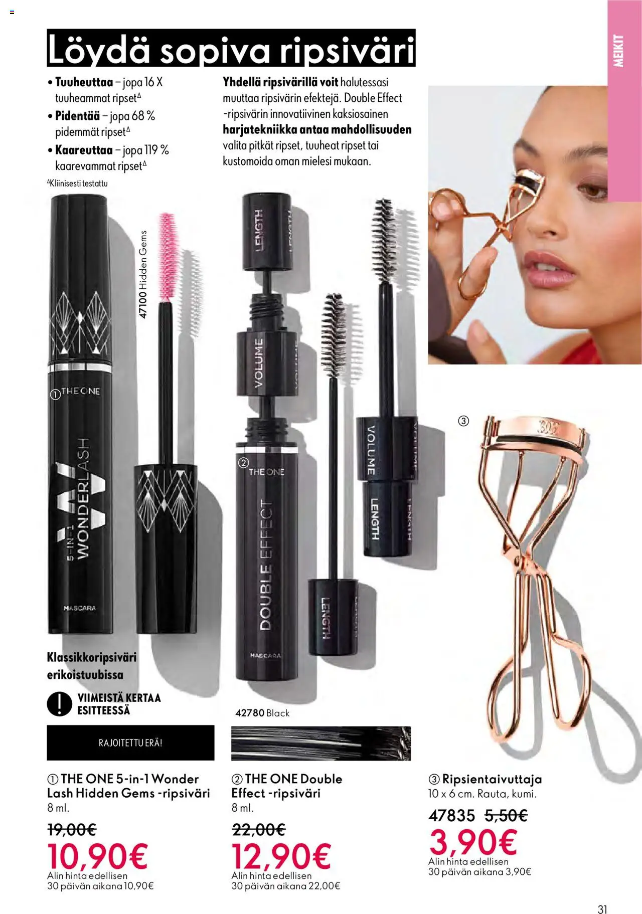 Oriflame - Esite 14 – voimassa 08.10.2025 alkaen | Sivu: 31 | Tuotteet: Ripsiväri