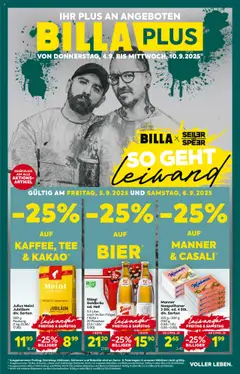 Billa Plus Flugblatt - Salzburg ab 04.09.2025 gültig