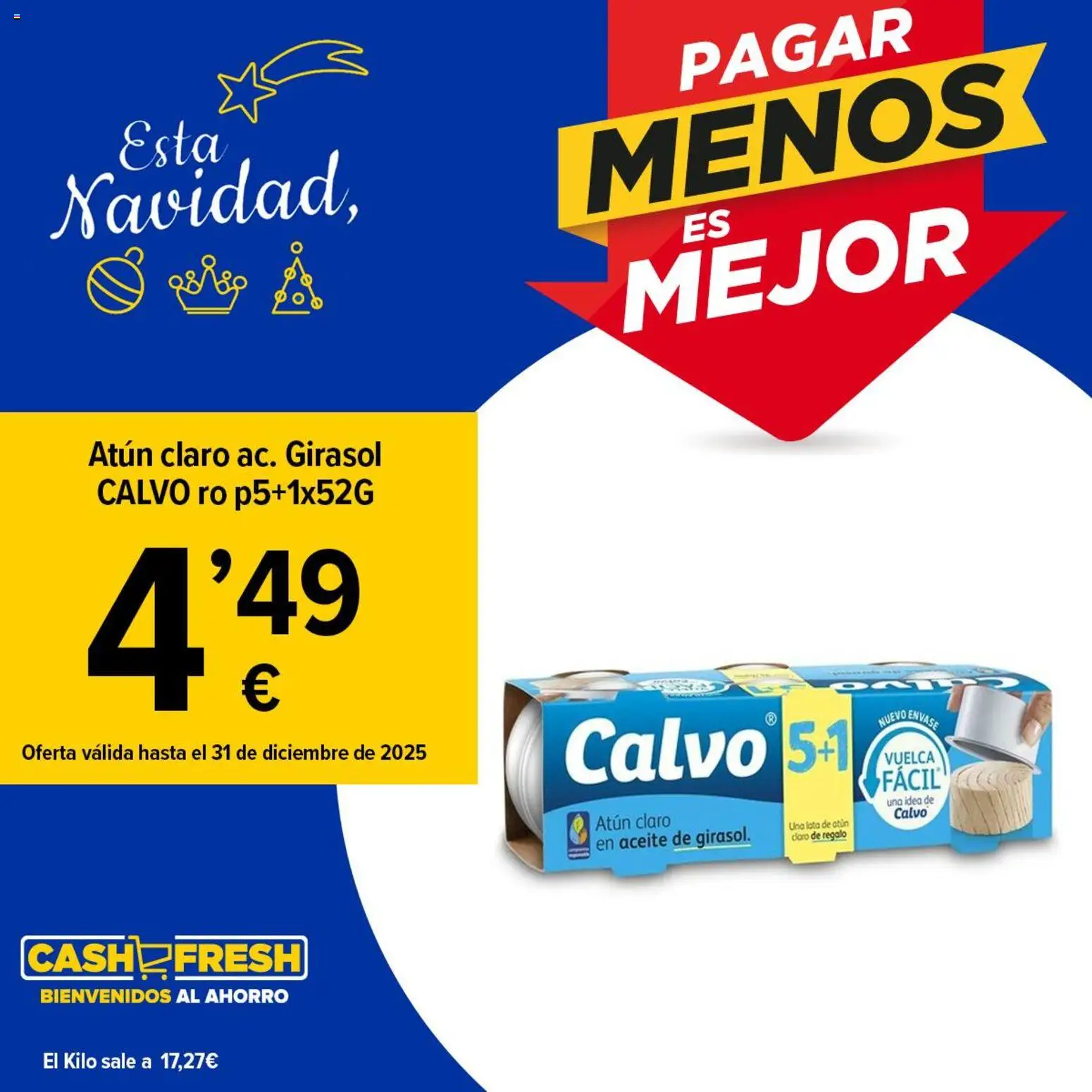 Cash Fresh folleto │ válido desde el 04.12.2025 | Página: 4 | Productos: Aceite, Atún claro