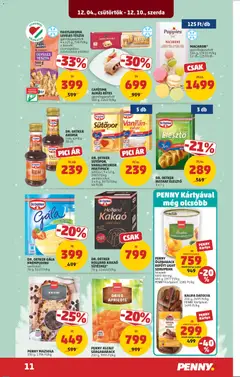 FAGYLAKOMA LEVELES TÉSZTA, gyorsfagyasztott 4 x 125 g, a termék csomagolása üzletenként eltérhet - amely érvényes a következő dátumtól: 04.12.2025 | Oldal: 15