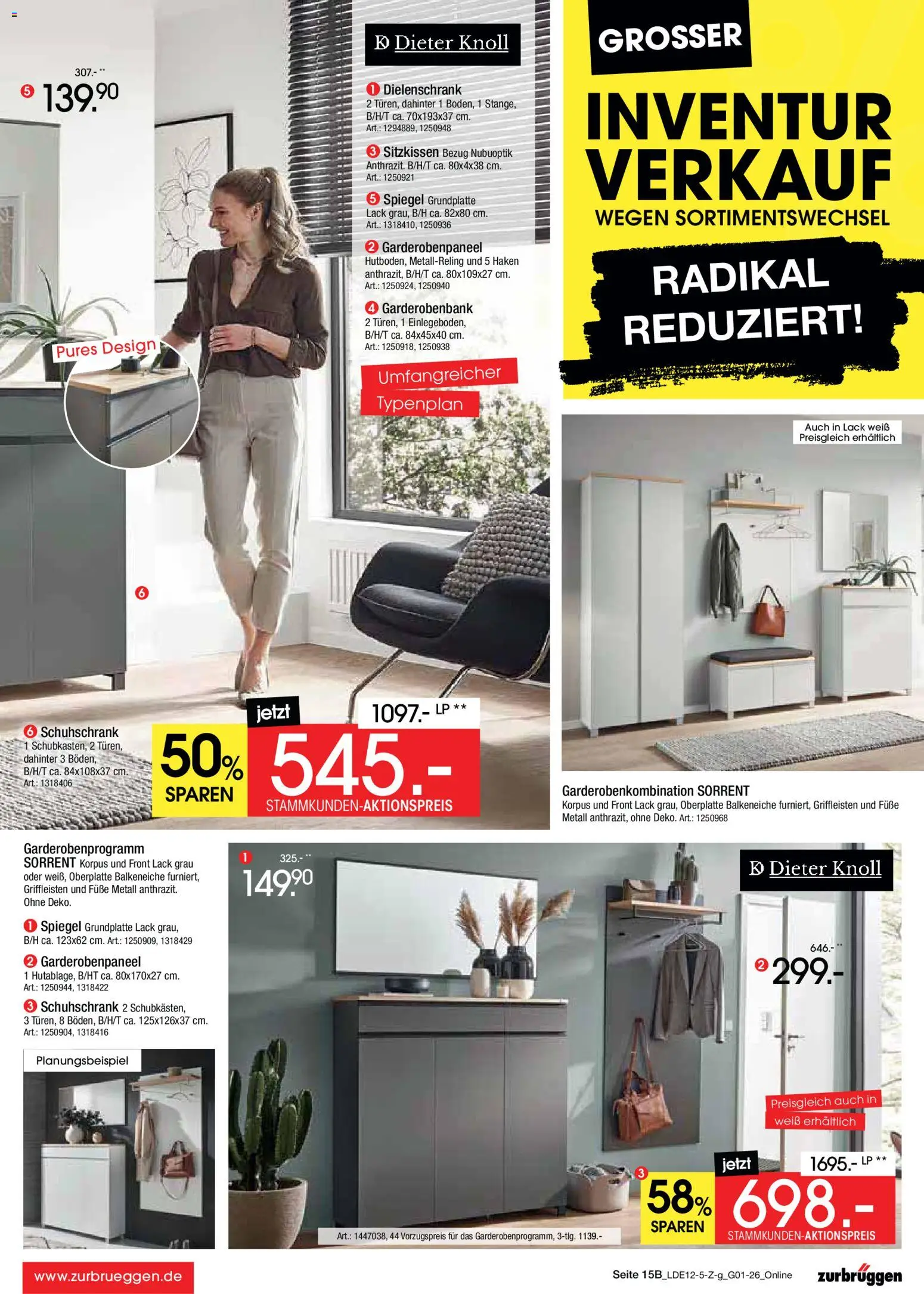 Zurbrüggen - Inventur-Verkauf – gültig ab 26.12.2025 | Seite: 23 | Produkte: Spiegel