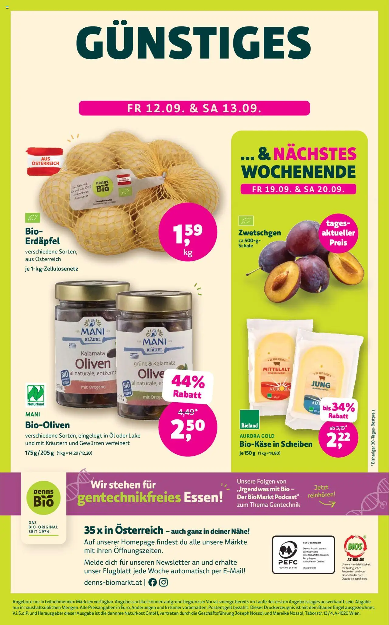 Denns BioMarkt Angebote gültig ab 10.09.2025 | Seite: 12 | Produkte: Szeder, Öl