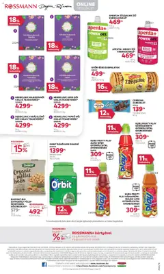 Rossmann akciós ujság - amely érvényes a következő dátumtól: 08.09.2025 | Oldal: 40 | Termékek: Rágógumi, Gyümölcsital, Sárgarépa, Meggy