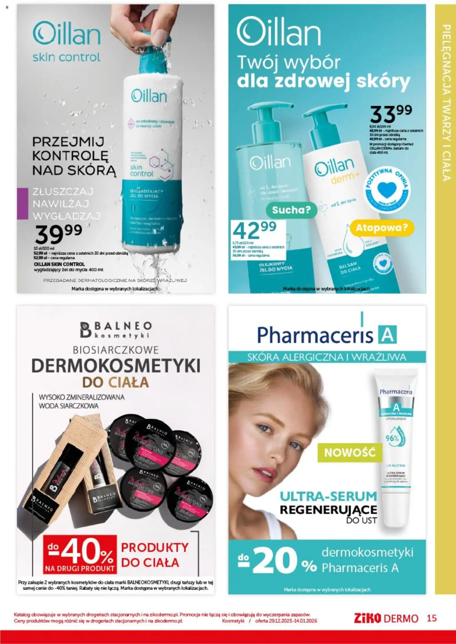 Ziko Gazetka od 29.12.2025 | Strona: 15 | Produkty: Kosmetyki, Woda