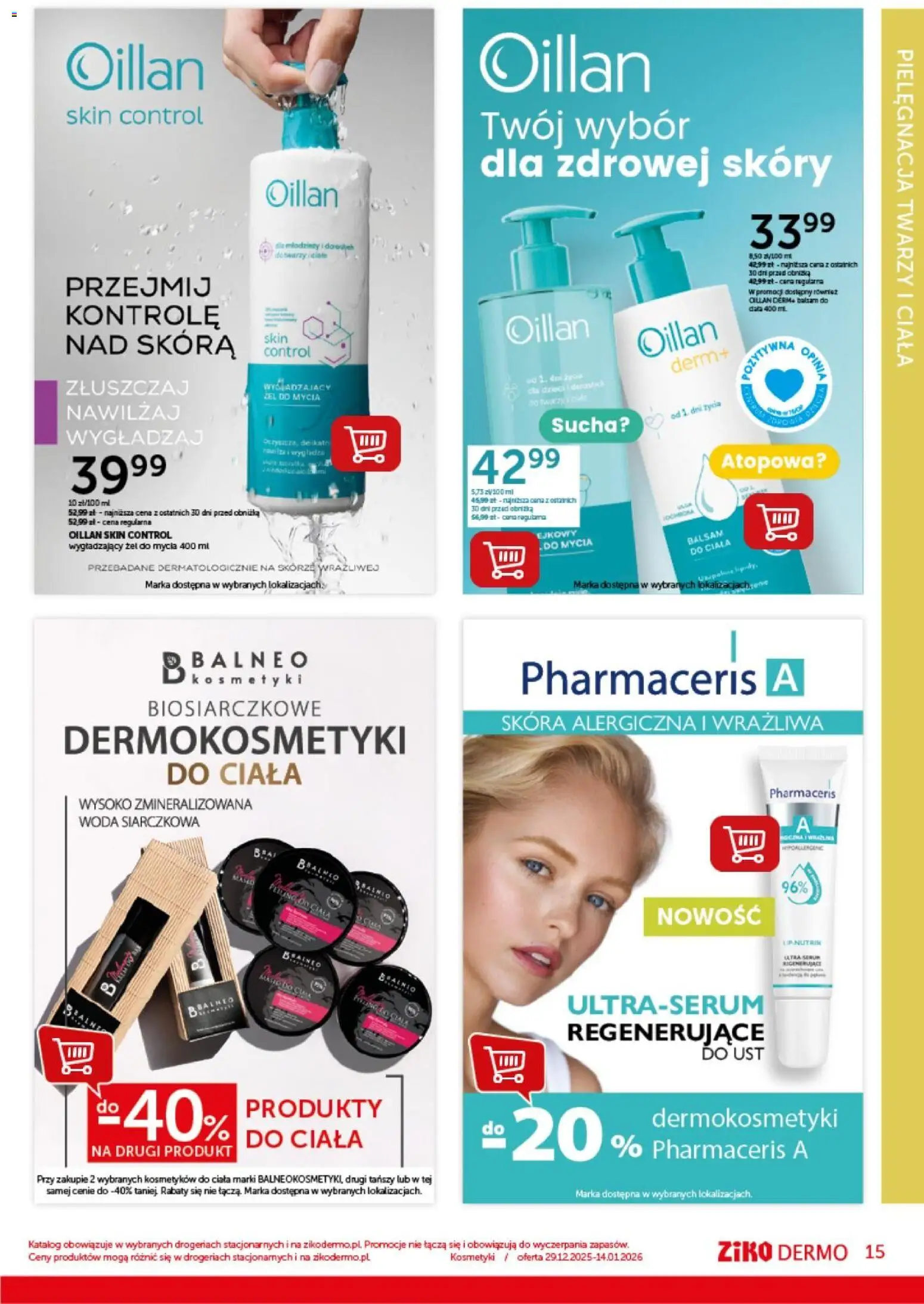 Ziko Gazetka od 29.12.2025 | Strona: 15 | Produkty: Kosmetyki, Woda