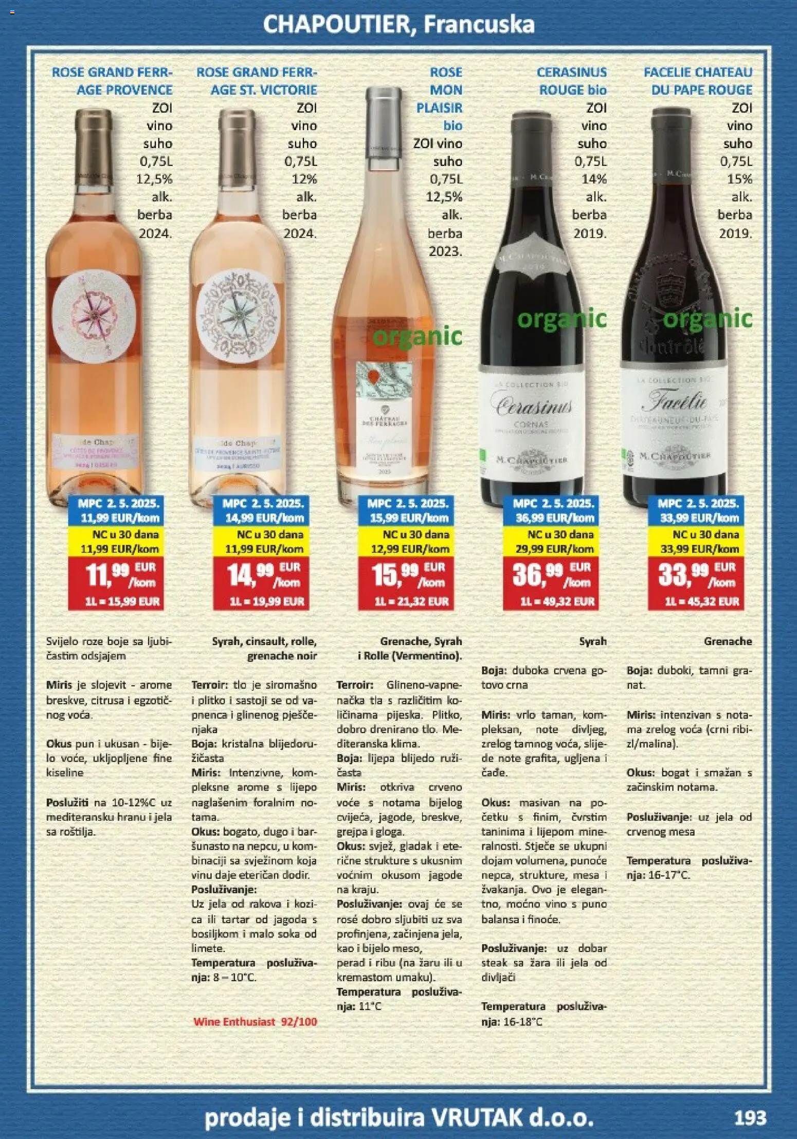 Vrutak katalog | vrijedi od 01.11.2025 | Stranica: 193 | Proizvodi: Miris, Vino, Jagode, Voće