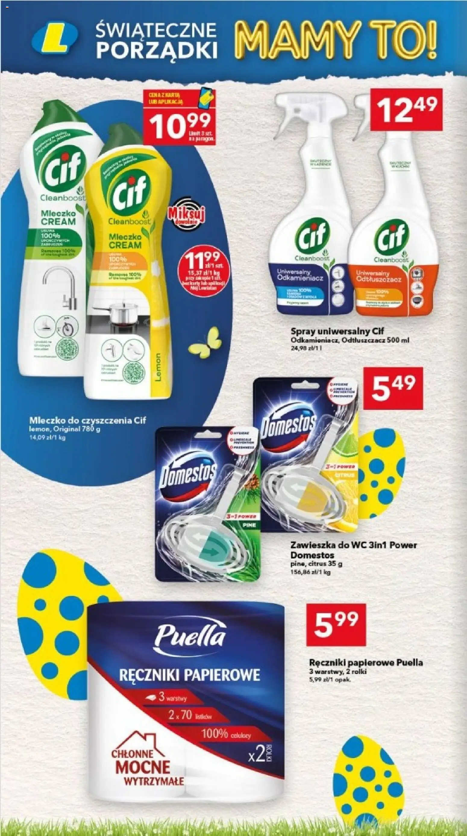 Lewiatan gazetka - Lublin od 12.03.2026 | Strona: 14 | Produkty: Rolki, Ręczniki papierowe, Domestos