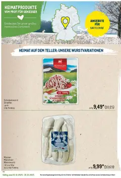 Metro Regionaler Flyer ab 01.12.2025 gültig | Seite: 14 | Produkte: Weißwurst