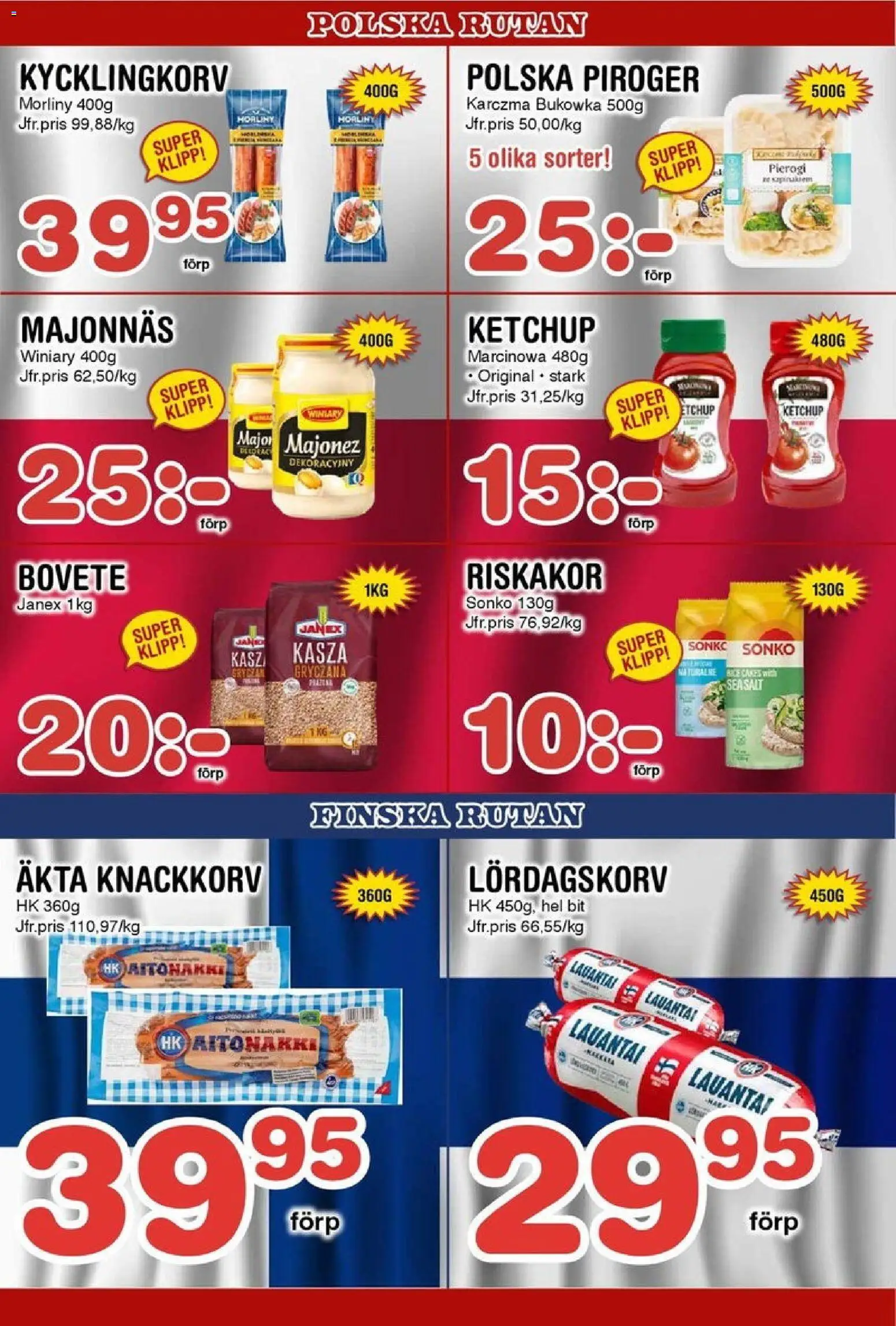 Nya Pulsen reklamblad aktuell från 27.10.2025 | Sida: 15 | Produkter: Majonnäs, Riskakor, Ketchup
