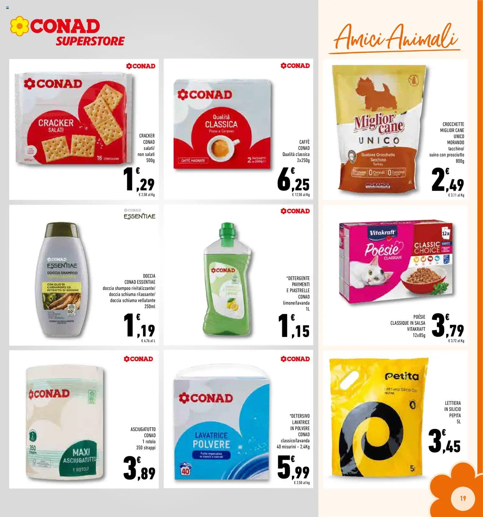 Volantino Conad del 27.12.2025 | Pagina: 19 | Prodotti: Shampoo, Salsa, Prosciutto, Asciugatutto
