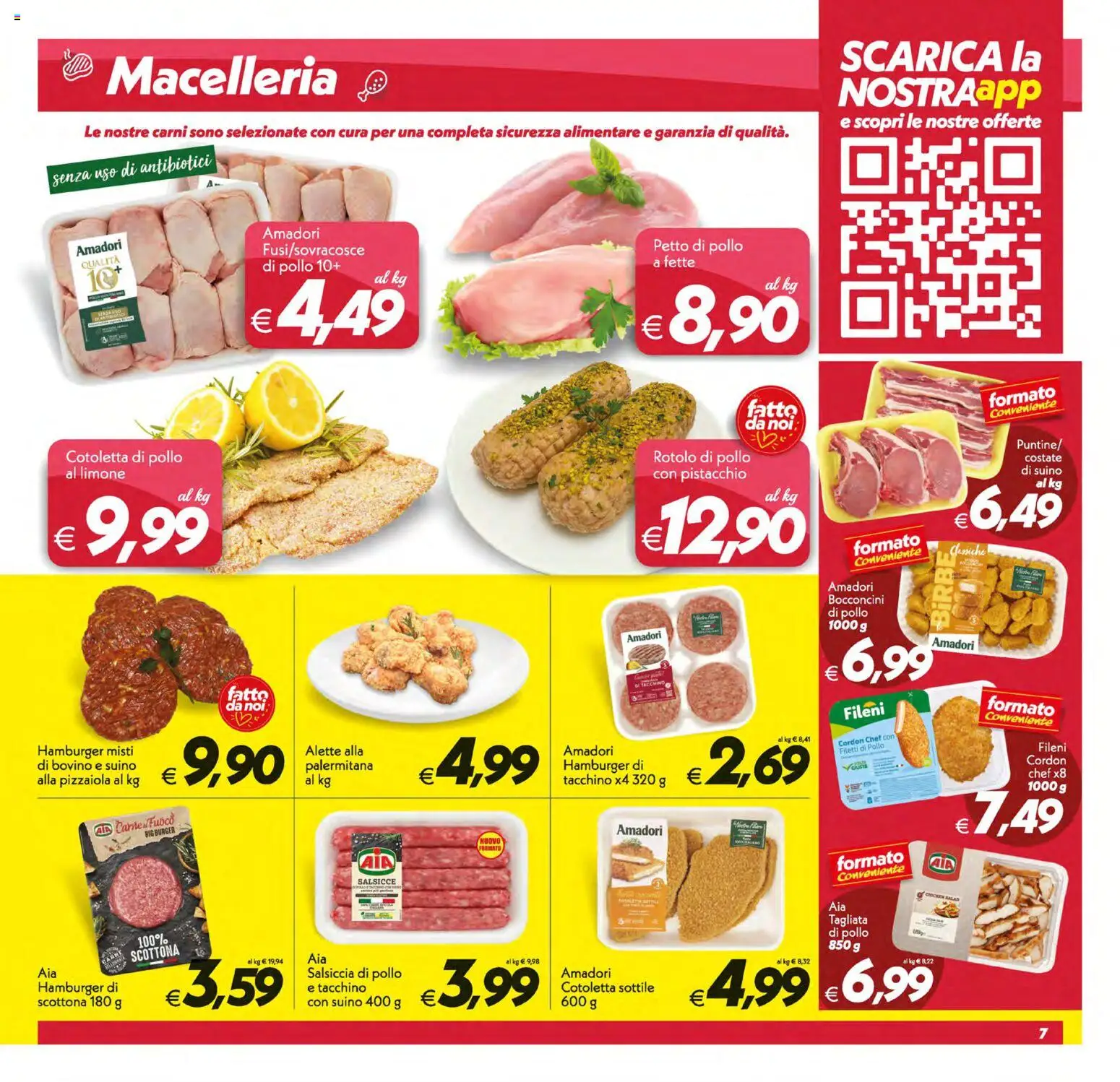 Volantino SuperConveniente del 03.02.2026 | Pagina: 7 | Prodotti: Pollo, Suino, Tacchino, Limone