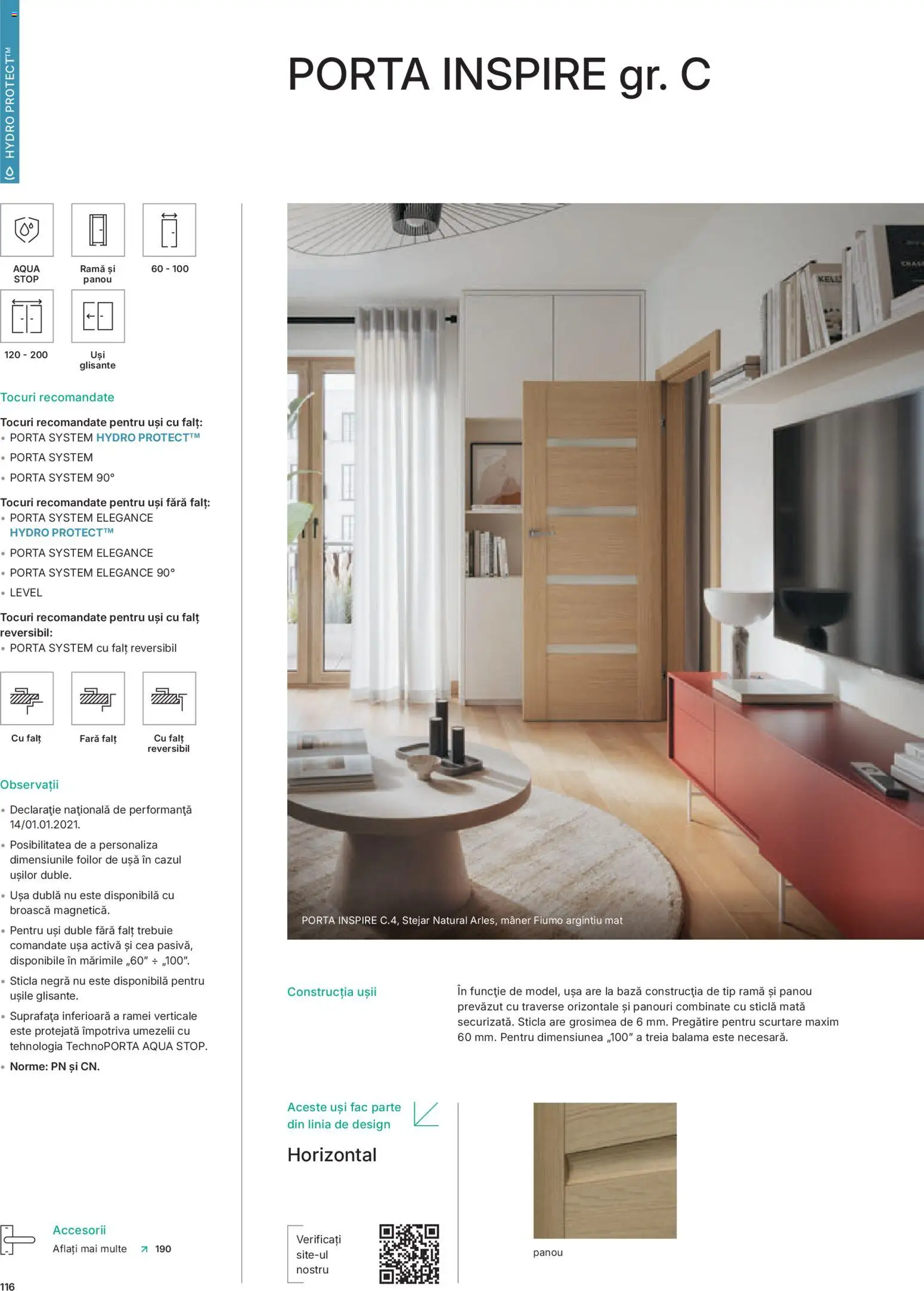 Noul catalog Proges – valabil de la 13.02.2026 | Pagină: 119 | Produse: Mâner, Traverse, Ușă