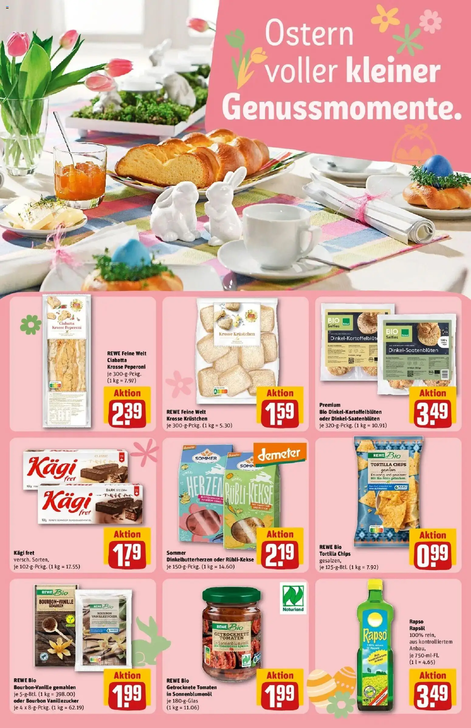 Rewe Prospekt Asslar	 – gültig ab 30.03.2026 | Seite: 24 | Produkte: Rapsöl, Sonnenblumenol, Bourbon, Chips