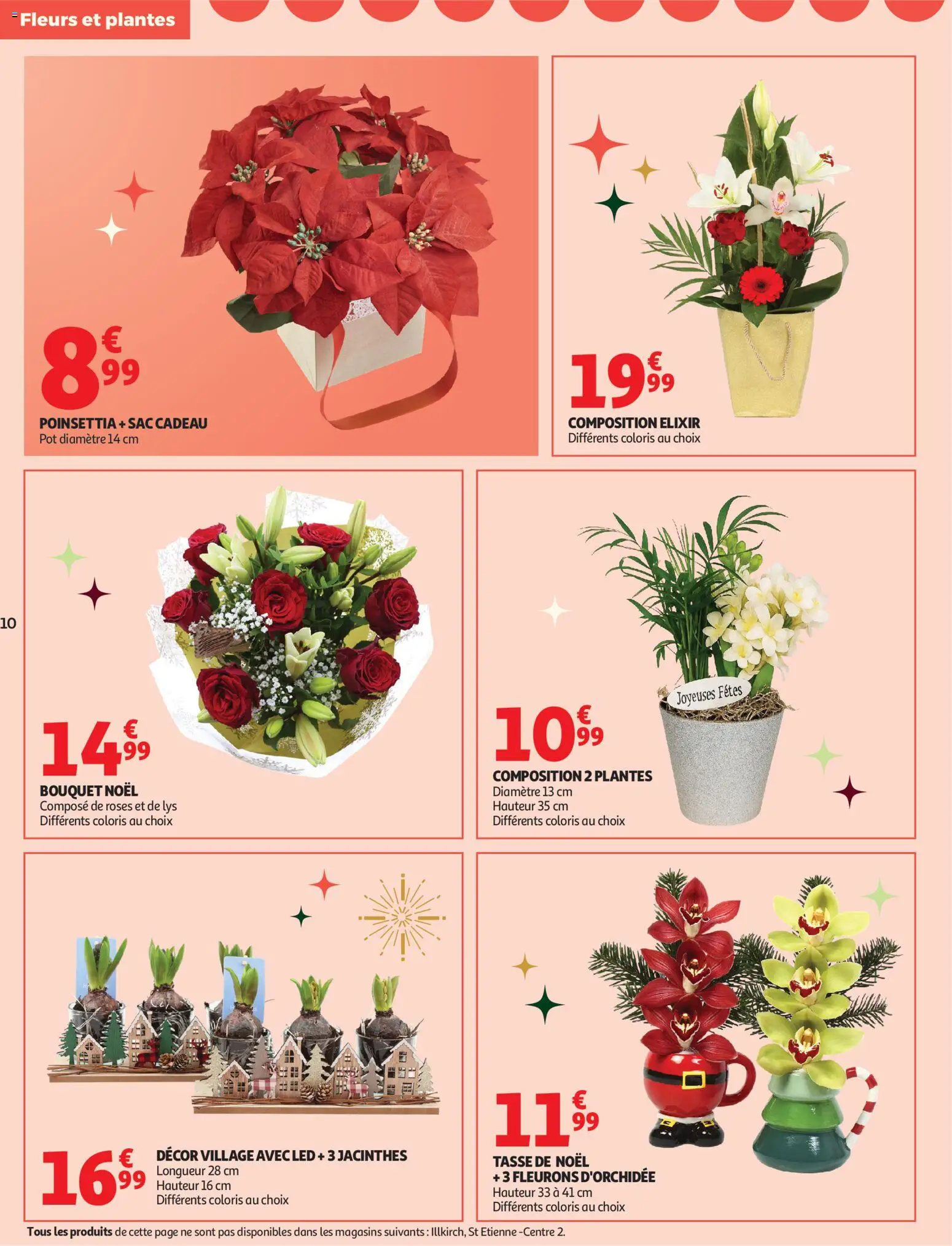 {H1} | Page: 10 | Produits: Poinsettia, Sac, Tasse de Noël, Fleurs et plantes