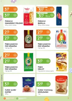 Pogląd oferty "Eurocash gazetka - Kulinarka Wielkanocna" - ważna od 12.03.2026 | Strona: 2 | Produkty: Cukier puder, Puder, Cukier trzcinowy, Makaron