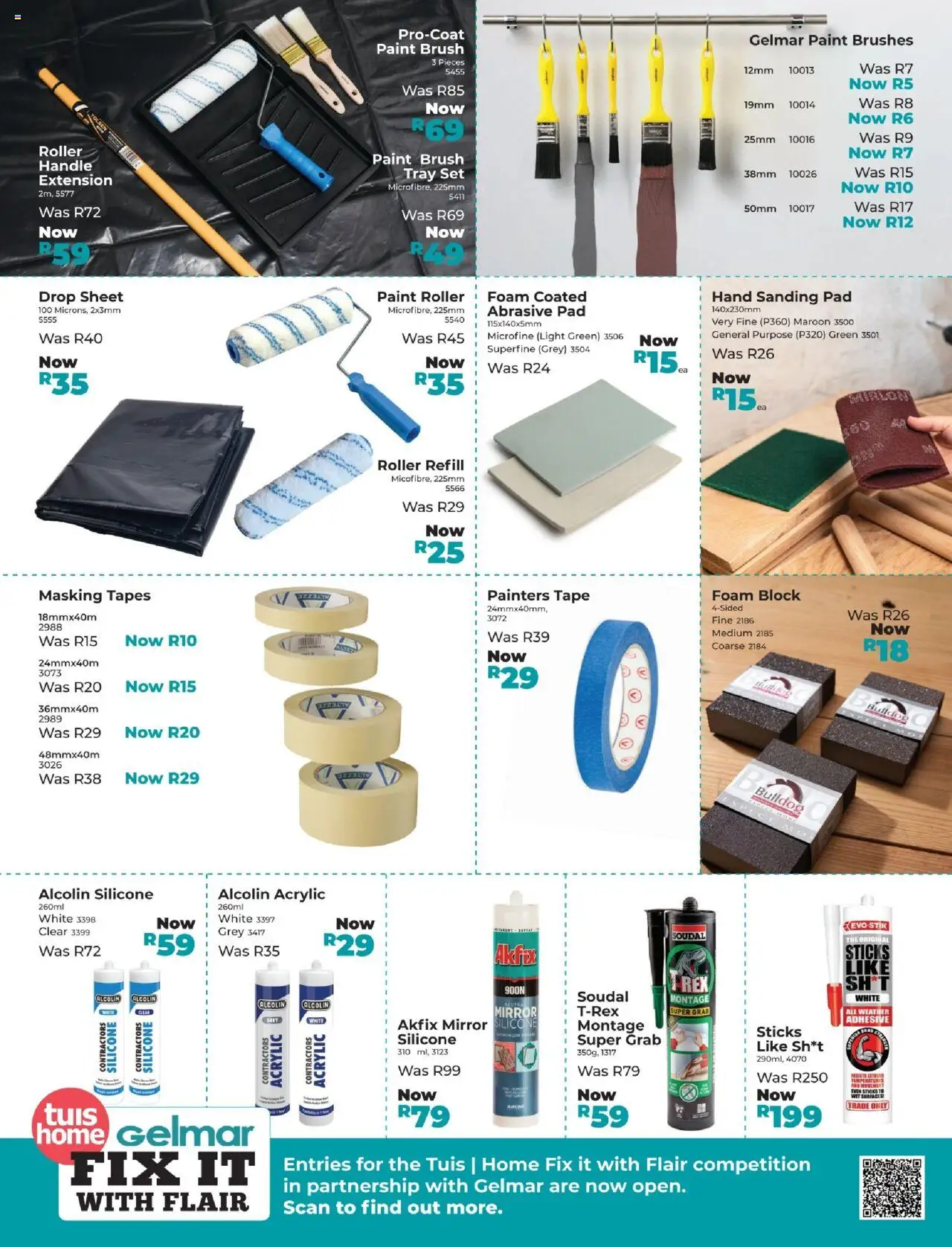 New Gelmar catalogue – valid from 01.10.2025 | Page: 2 | Products: Paint, Light, Brush, Foam