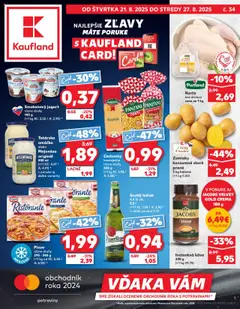 Kaufland Senica - náhľad platný od 21.08.2025