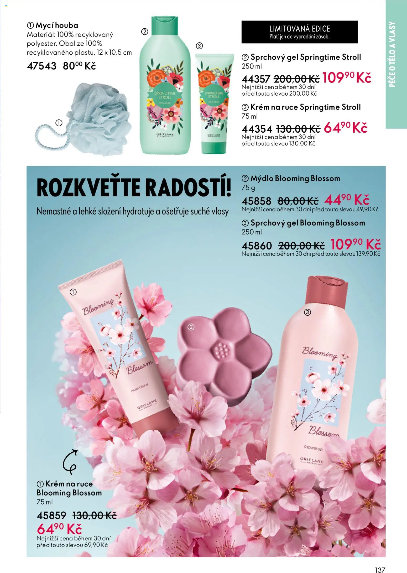 Oriflame katalog č.01/2026 od 30.12.2025 | Strana: 137 | Produkty: Krém na ruce, Mýdlo, Sprchový gel, Krém