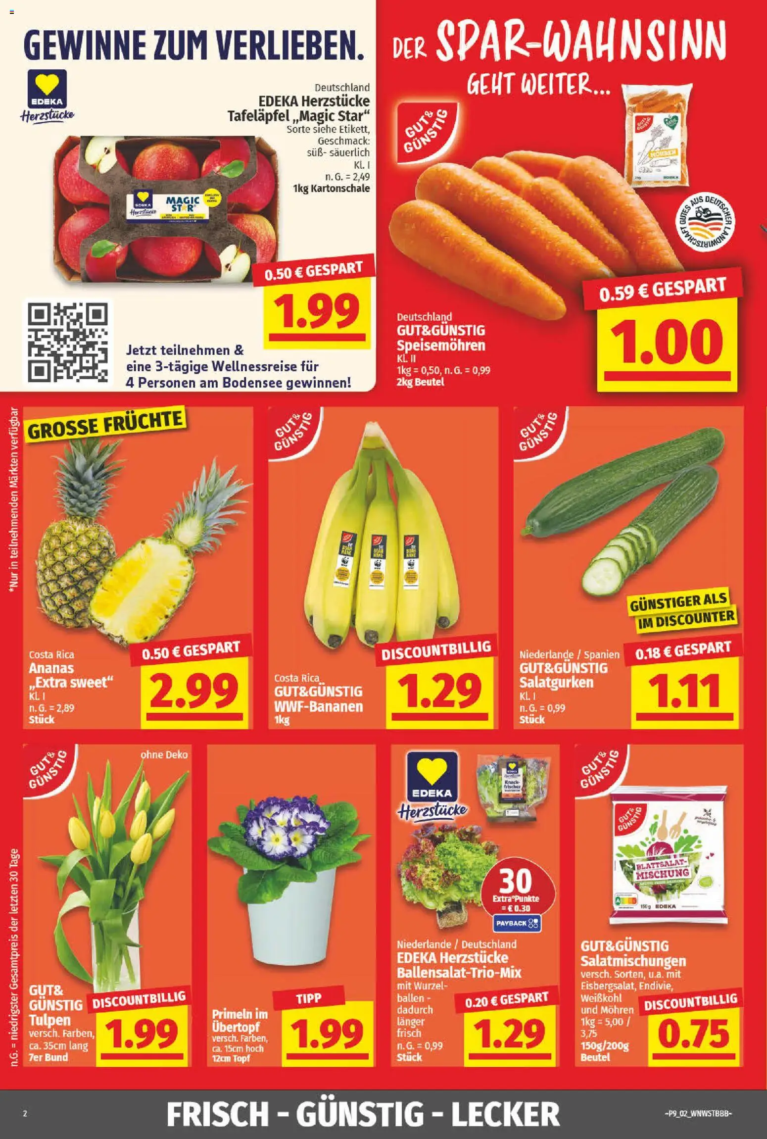 NP Discount Prospekt 	 – gültig ab 23.02.2026 | Seite: 2 | Produkte: Ananas, Mohren