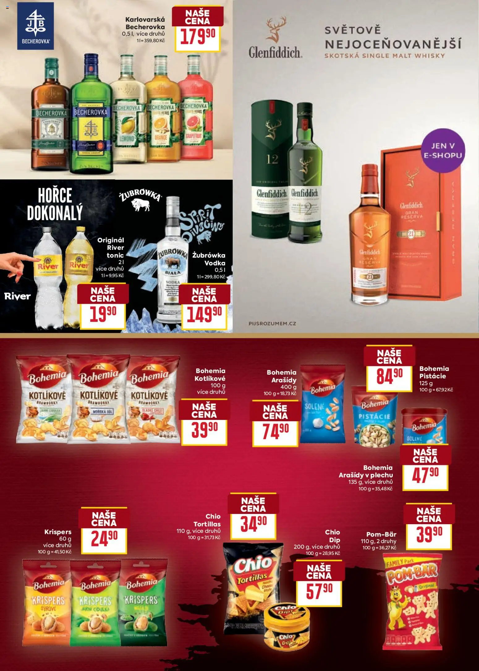 Billa leták - Delikatesy od 03.12.2025 | Strana: 30 | Produkty: Pistácie, Vodka, Arašídy, Zubrowka