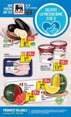 Catalog Mega Image – previzualizare al pliantului de la Mega Image valabil de la 17.07.2025