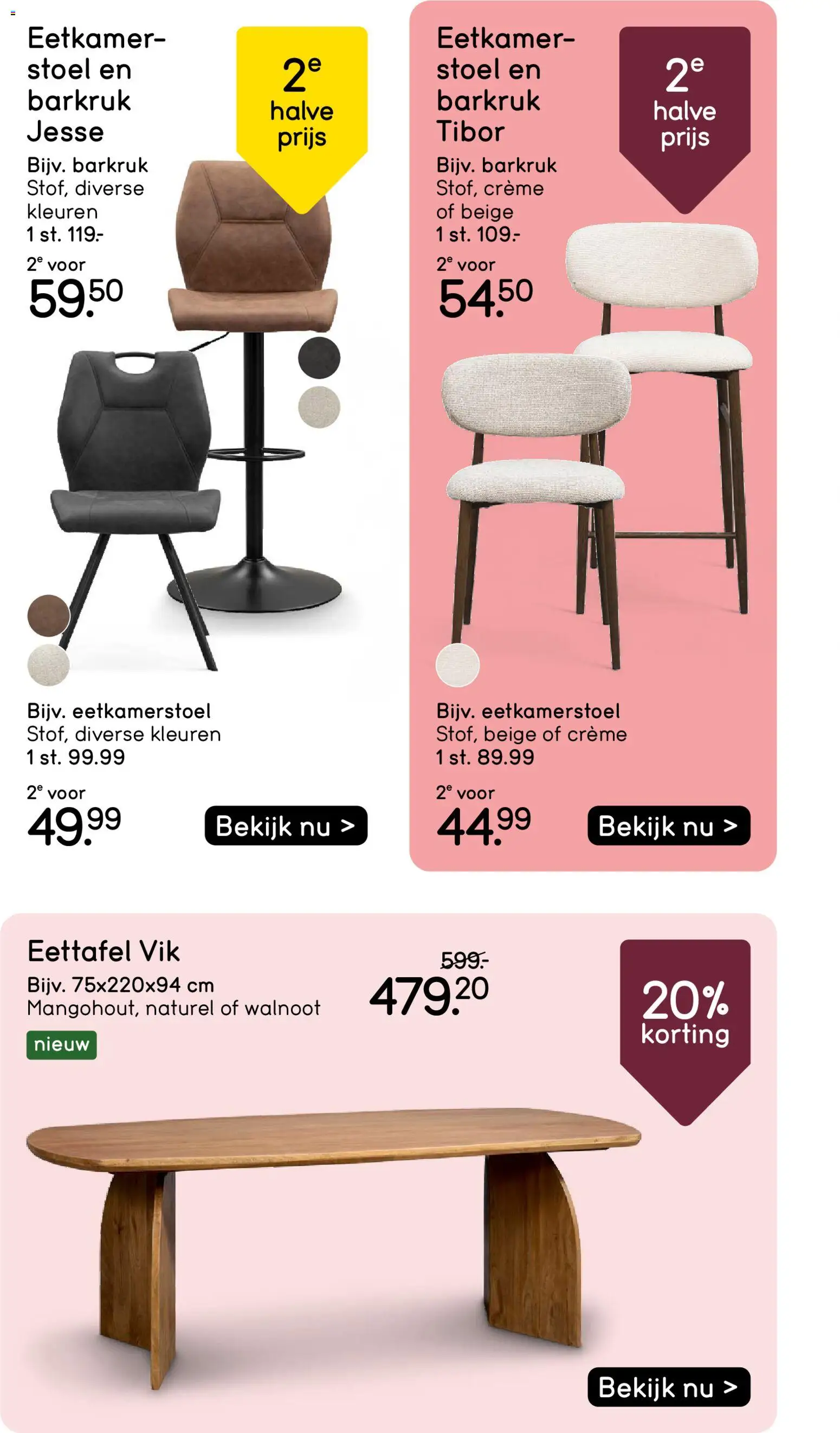 {H1} | Pagina: 13 | Producten: Stoel, Crème