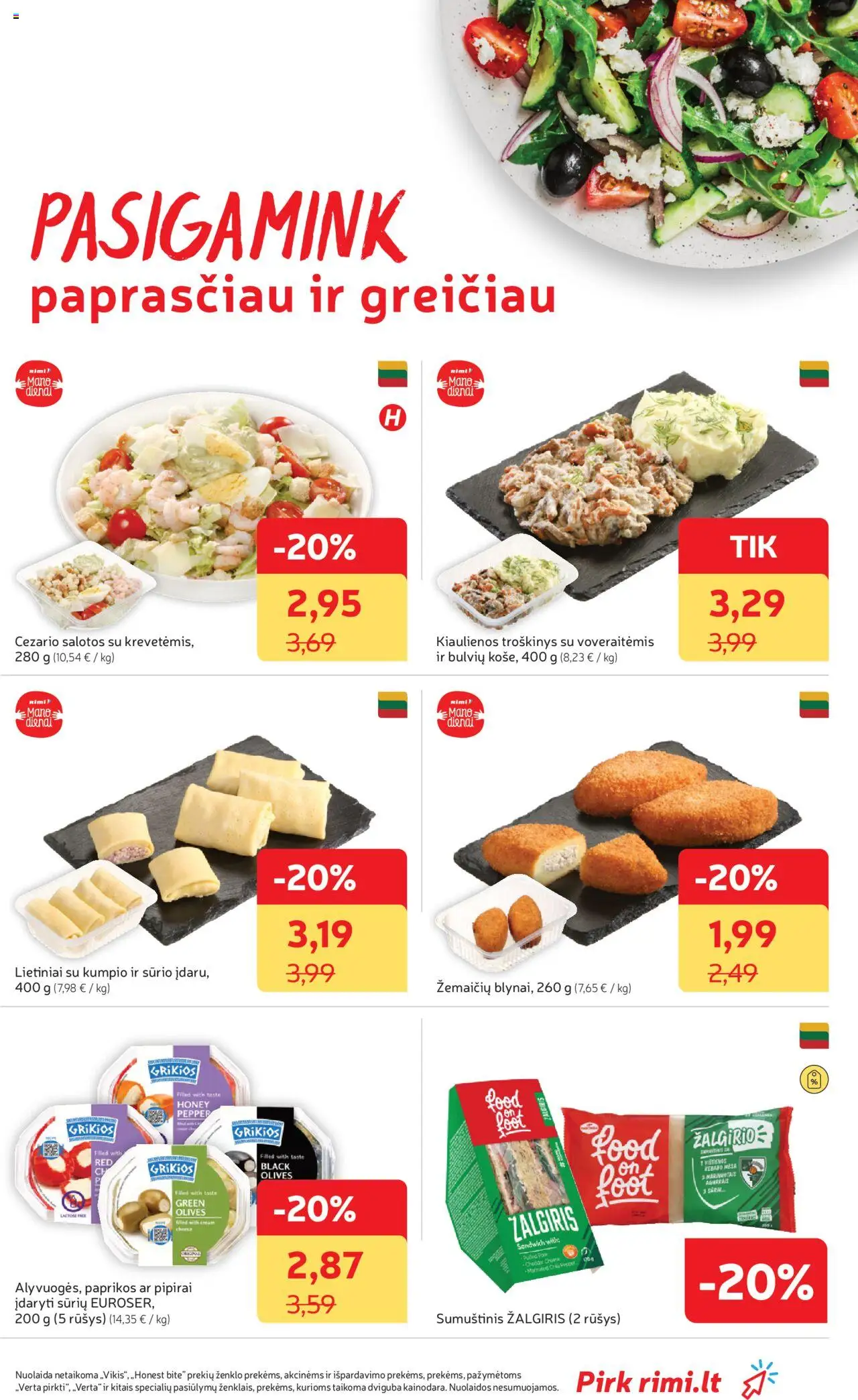 Rimi leidinys│galioja nuo 19.08.2025 | Puslapis: 11 | Prekių: Salotos, Kiaulienos, Sumuštinis