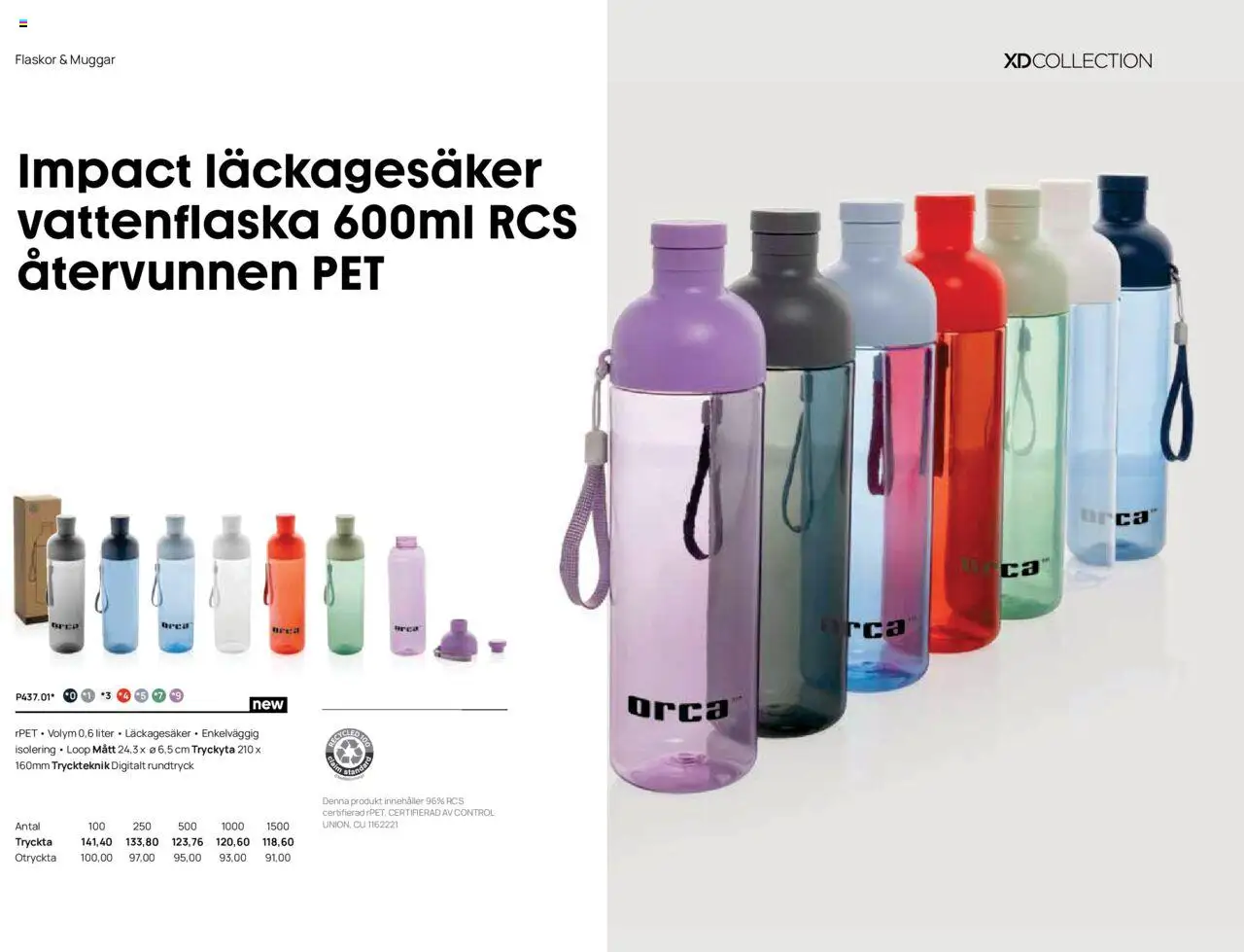 Lyreco reklamblad aktuell från 12.03.2024 | Sida: 207 | Produkter: Vattenflaska