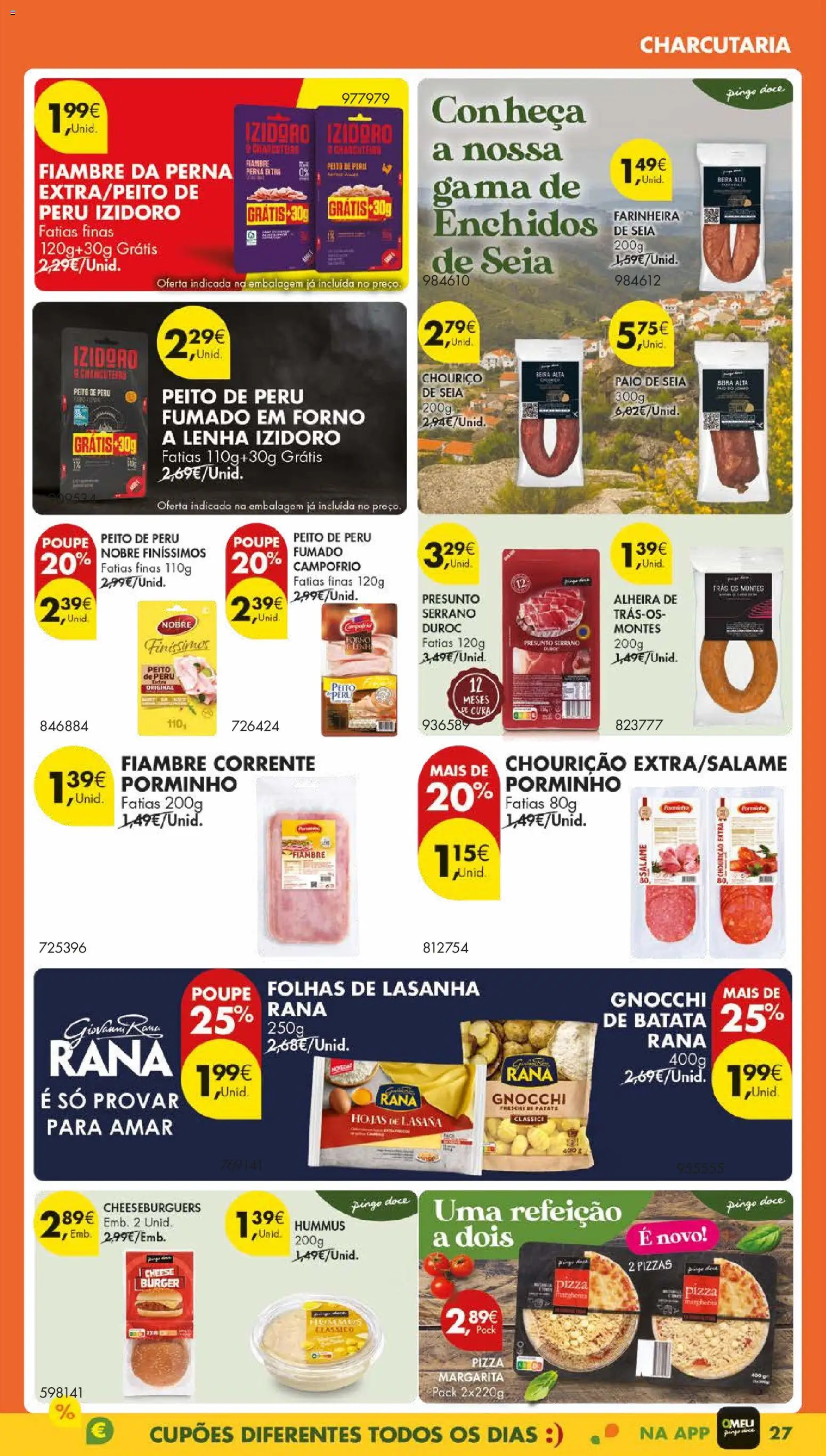 Pingo Doce folheto │ válido de 04.11.2025 | Página: 35 | Produtos: Peru, Gnocchi, Lasanha, Chouriço