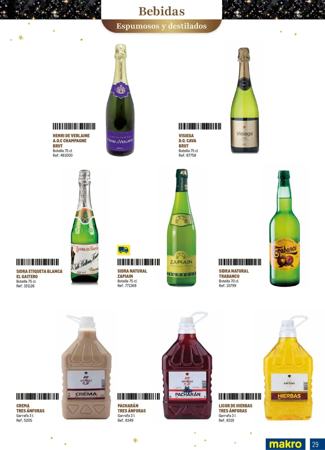 Makro - Comidas y Cenas de Navidad Norte 2 │ válido desde el 03.10.2025 | Página: 29 | Productos: Licor, Crema
