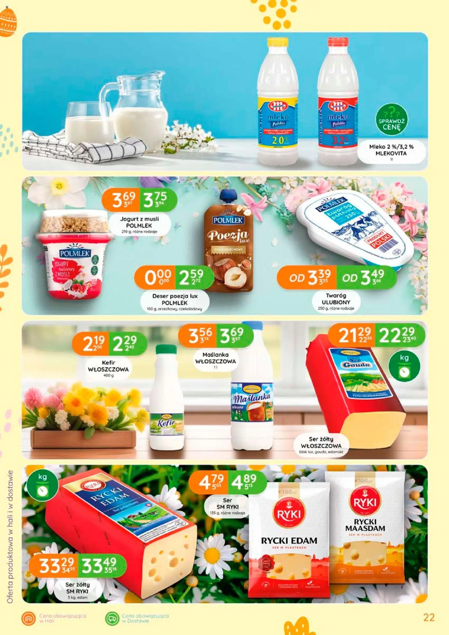 Eurocash gazetka - Oferta Produktowa od 05.03.2026 | Strona: 22 | Produkty: Maślanka, Mleko, Musli, Twaróg