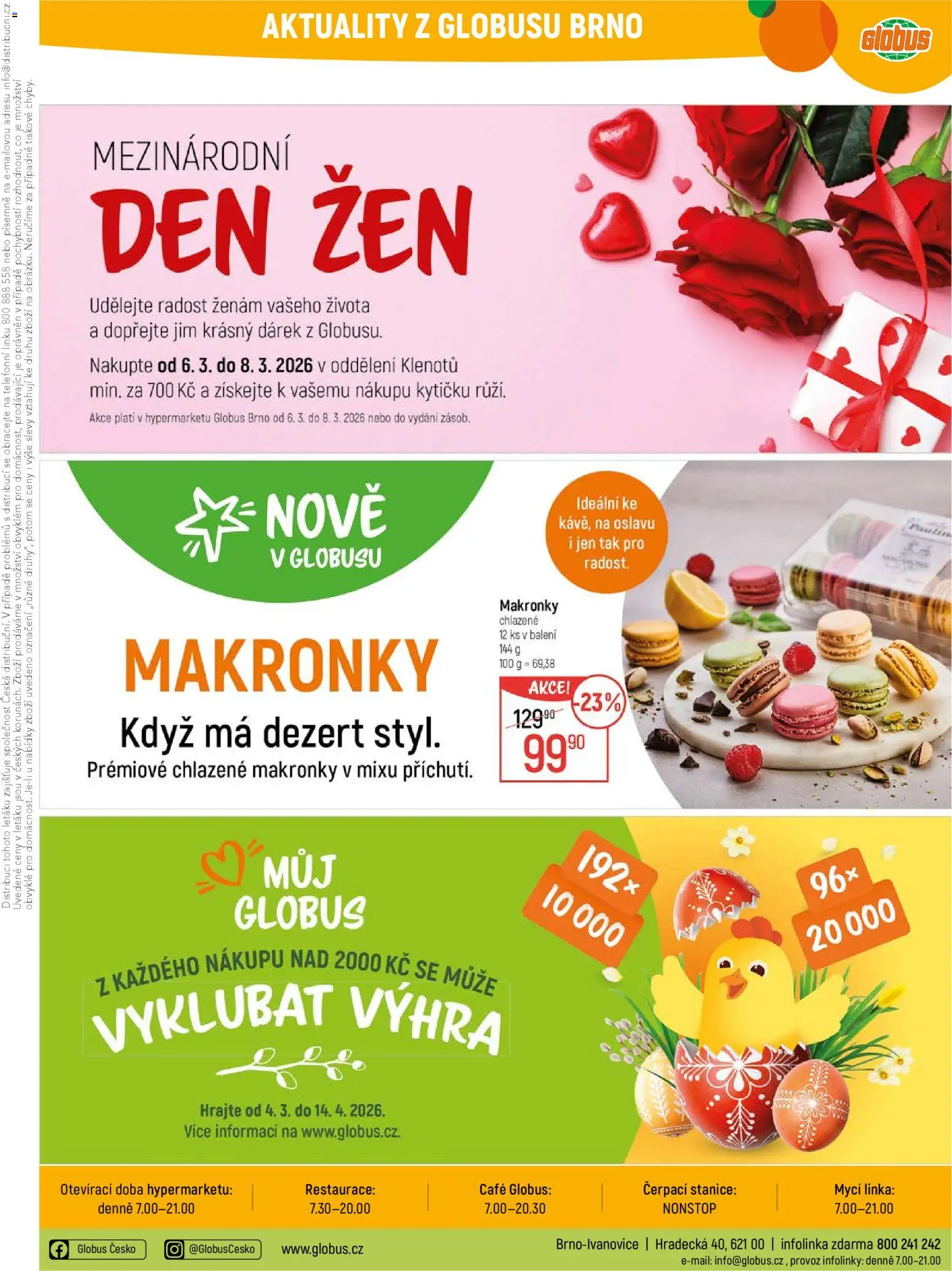 Globus leták - Brno od 04.03.2026 | Strana: 29 | Produkty: Globus, Makronky