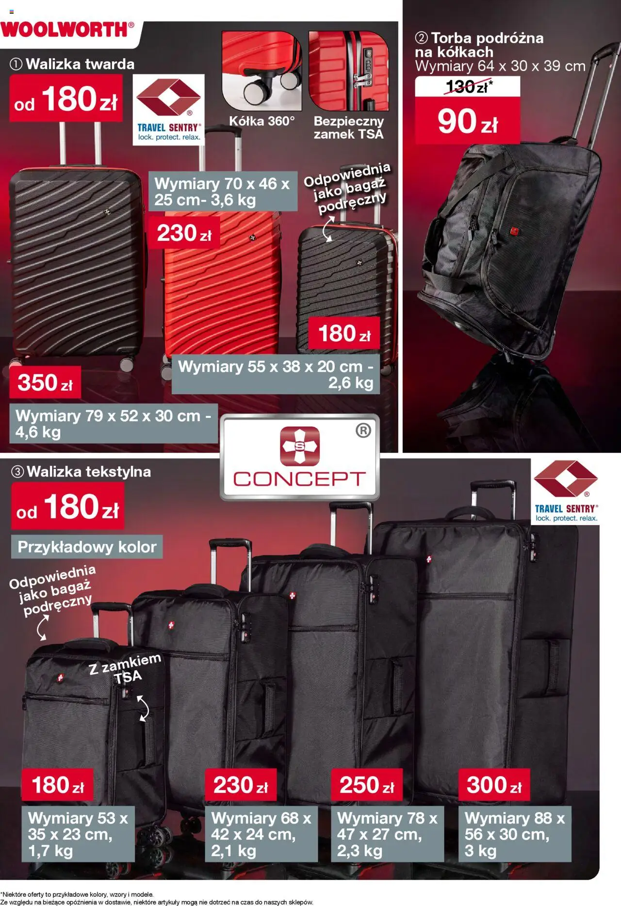 Woolworth Gazetka od 04.08.2025 | Strona: 10 | Produkty: Torba podróżna, Walizka, Torba