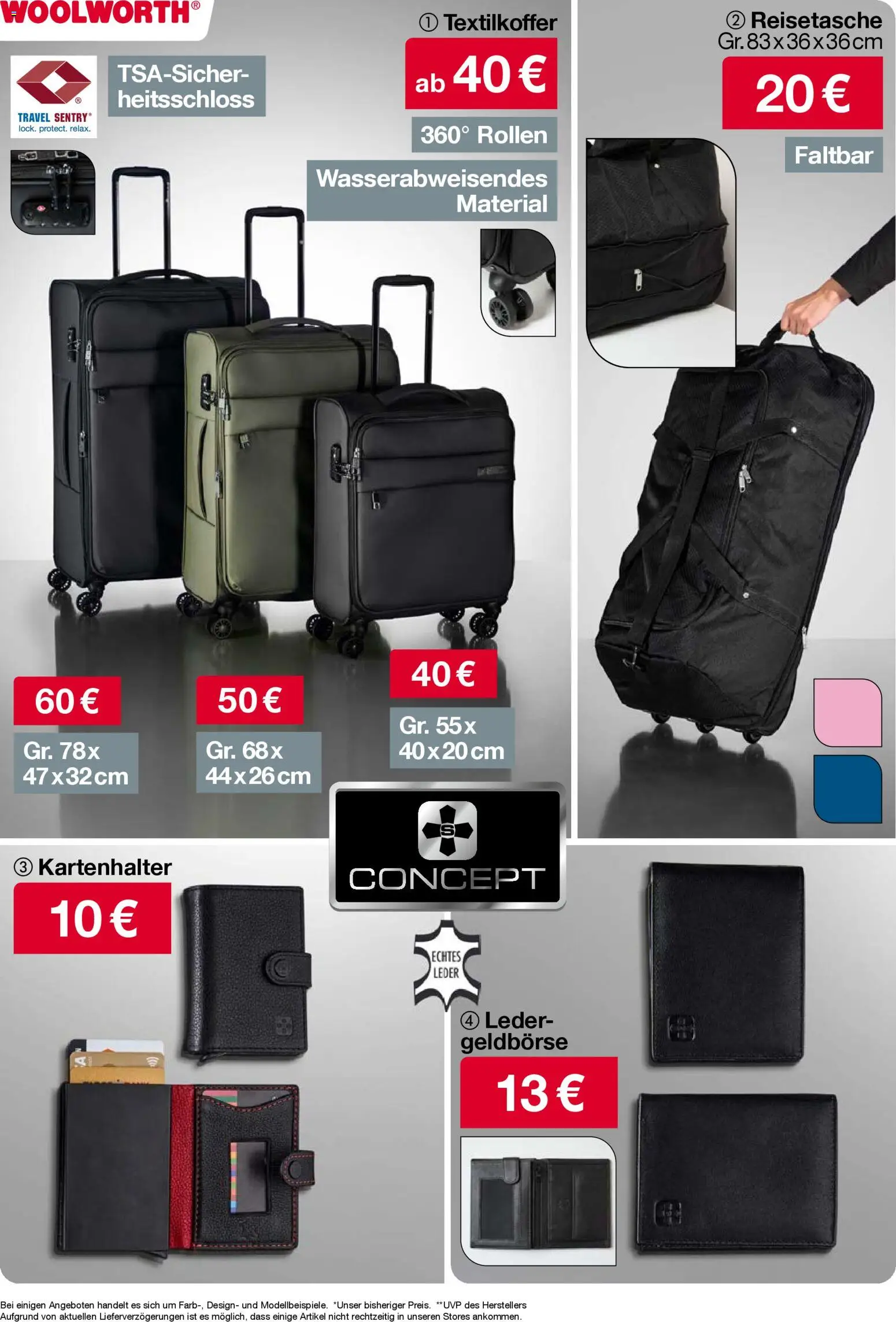 Woolworth Prospekt 	 – gültig ab 12.12.2025 | Seite: 14 | Produkte: Reisetasche