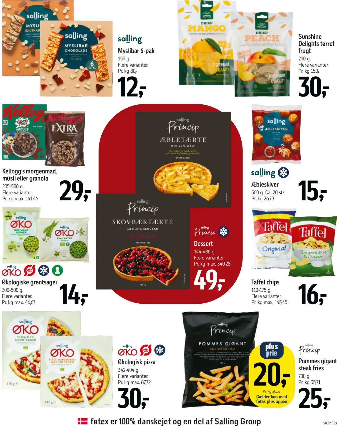 Føtex tilbudsavis – gyldig fra 10.10.2025 | Side: 51 | Produkter: Mango, Pizza, Müsli, Ærter