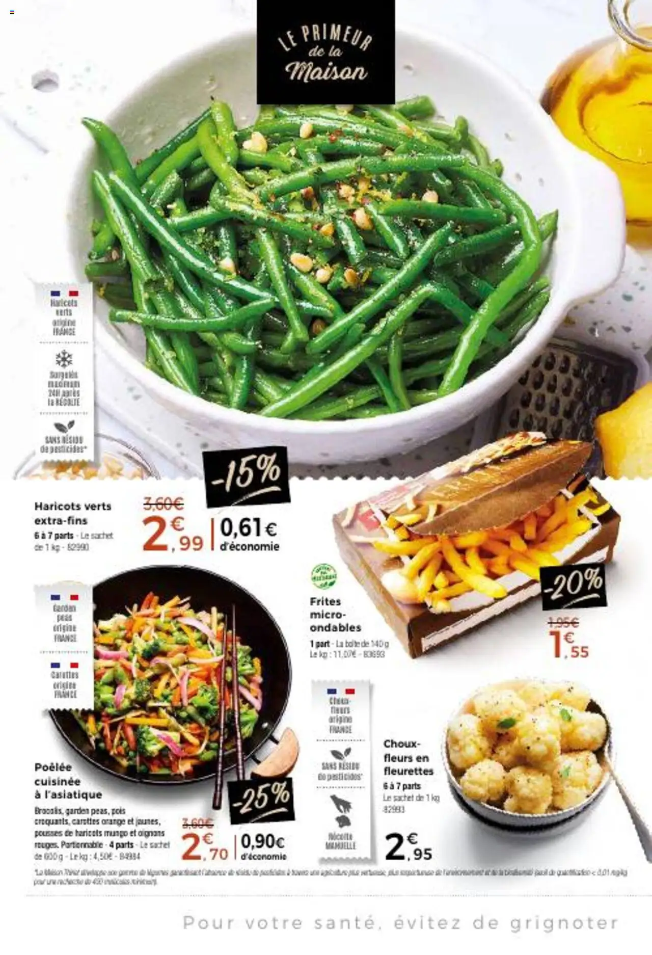  | Page: 12 | Produits: Carottes, Bol, Haricots verts, Oignons