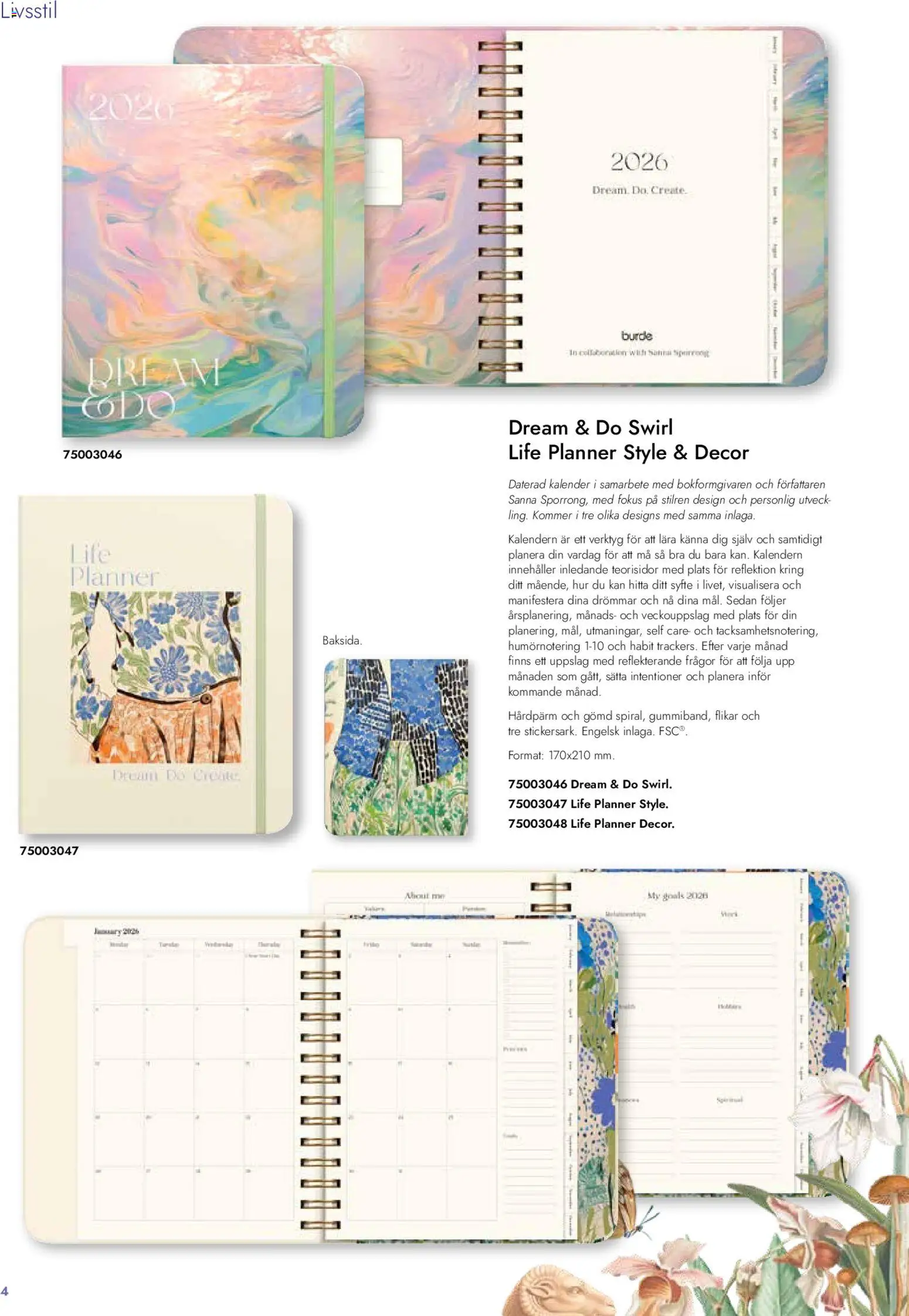 Lyreco reklamblad aktuell från 26.01.2026 | Sida: 4 | Produkter: Kalender