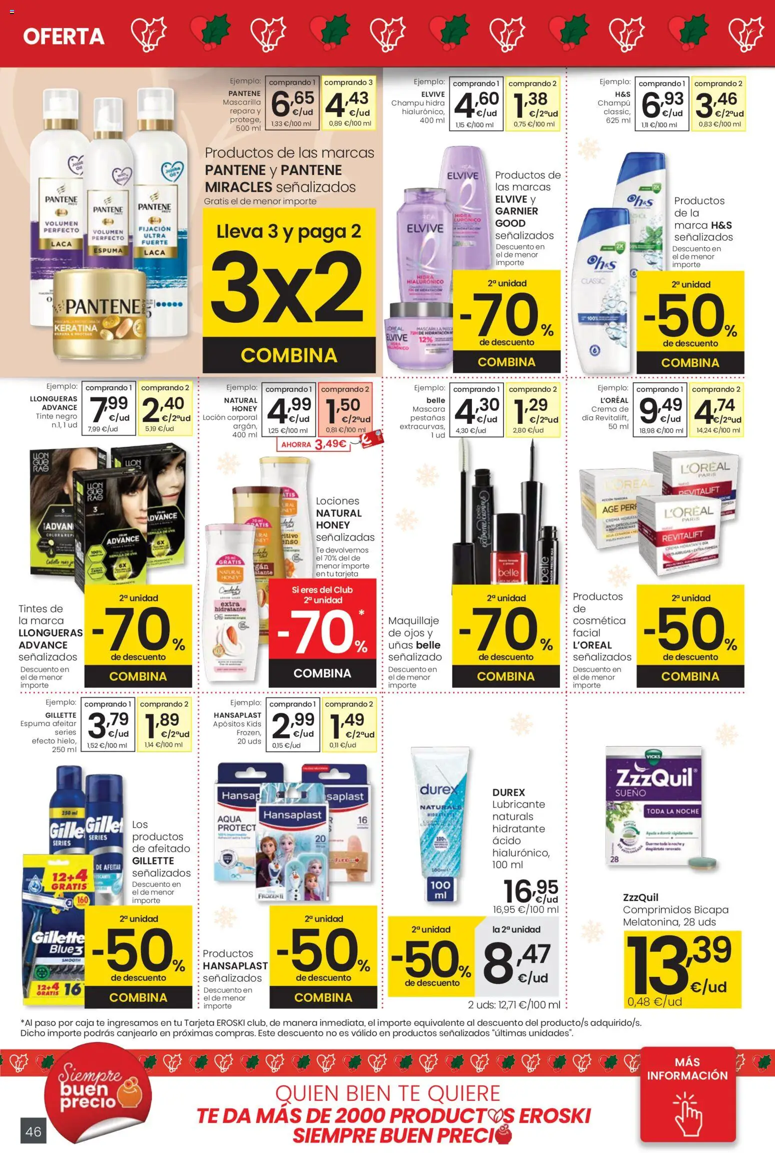 Eroski - Center │ válido desde el 18.12.2025 | Página: 46 | Productos: Tinte, Loción corporal, Crema, Té
