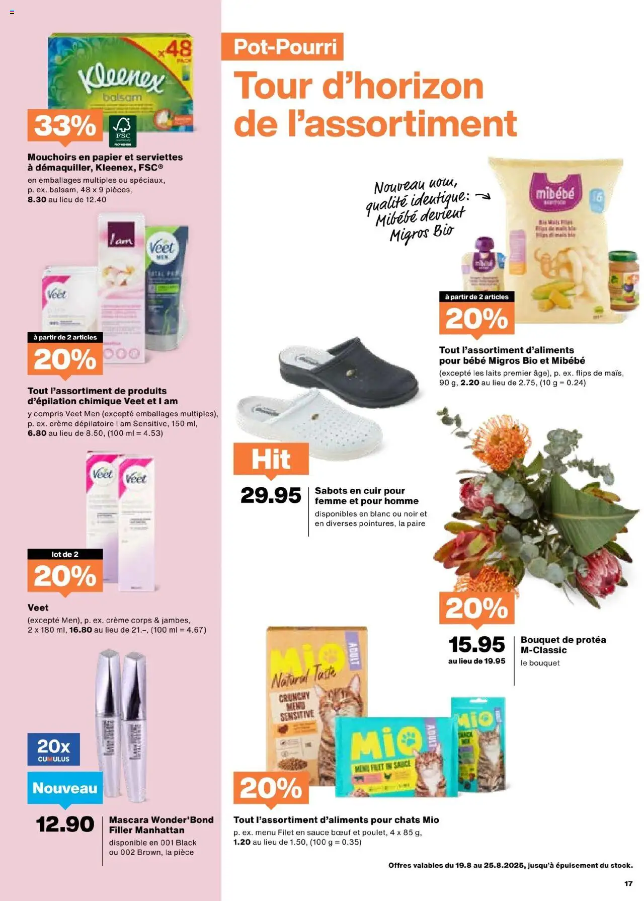 Migros Aktionen FR ab 19.08.2025 | Seite: 17 | Produkte: Body Cream, Creme, Mascara