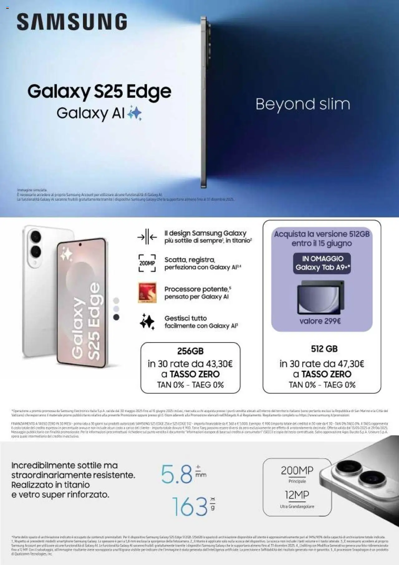 Volantino Unieuro del 30.05.2025 | Pagina: 32 | Prodotti: Samsung Galaxy, Samsung