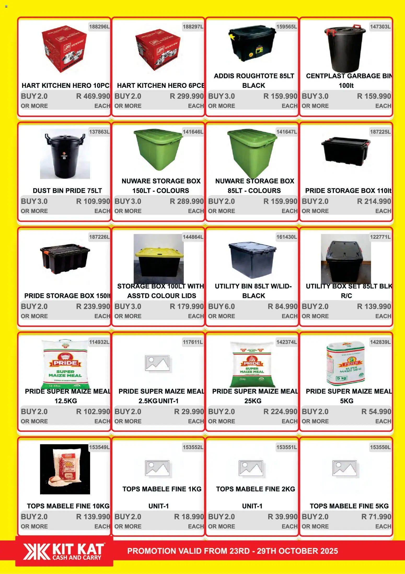 New KIT KAT Cash & Carry catalogue – valid from 23.10.2025 | Page: 35 | Products: Utility, Box, Maize meal