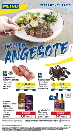 Metro Prospekt 	 ab 27.10.2025 gültig