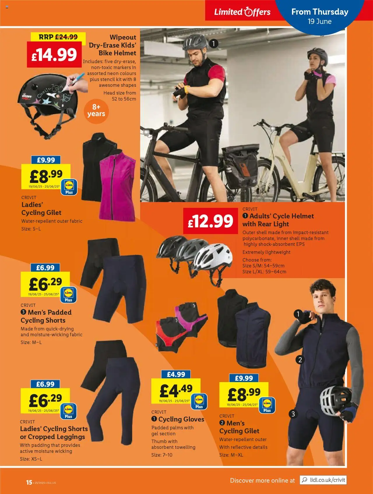  | Page: 15 | Products: Rear light, Shorts, Leggings, Gloves